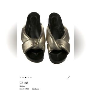 Chloe womans slides